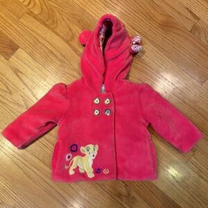 Disney Nala Hooded Pink Fleece Jacket Baby
